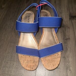 coach and four wedge sandal size 8.5 women’s